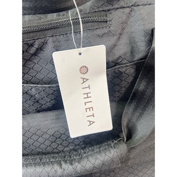 Athleta Excursion Convertible Duffle Bag Black Travel Workout‎ - Picture 2 of 9